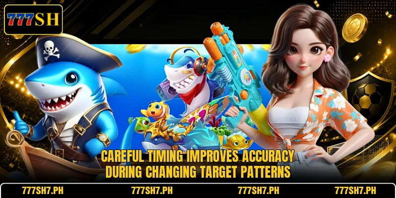 Careful timing improves accuracy during changing target patterns Careful timing improves accuracy during changing target patterns